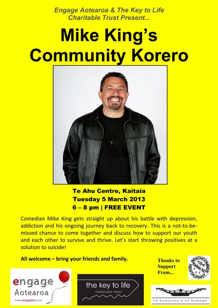 Community Korero Poster Update 1 March